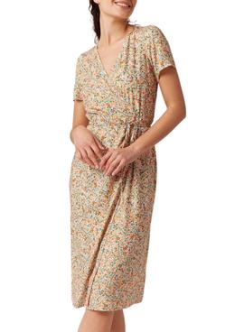 Vestido Naf Naf Senr Estampado Flores Multicolor