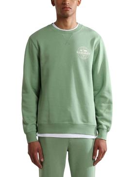 Sweat Napapijri B-Hitra Verde para Homem