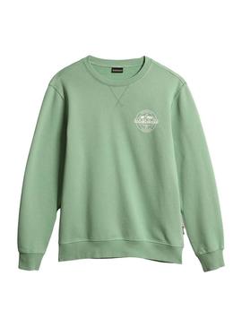 Sweat Napapijri B-Hitra Verde para Homem