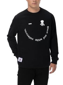 Sweat El Pulpo Smile Preto para Homem