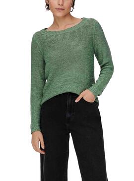 Camisola Only Geena De Knitted Verde para Mulher