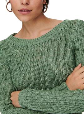 Camisola Only Geena De Knitted Verde para Mulher