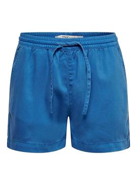 Short Only Pema - Riga Life Azul para Mulher