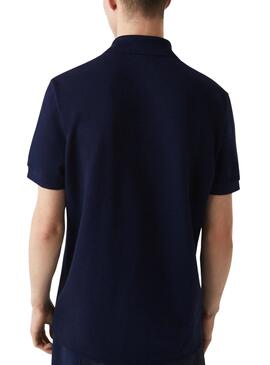 Polo Lacoste Made In France Azul Marinho para Homem