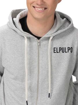 Casaca El Pulpo Storm Zip Cinza para Homem