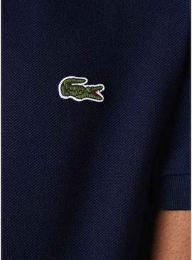 Polo Lacoste Basico Azul Marinho Homem