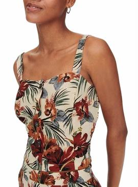 Top Only Izabell Estampado Floral para Mulher