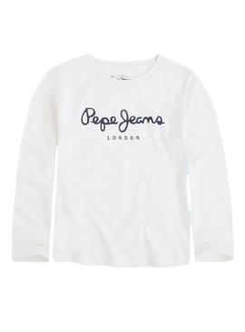 T-Shirt Pepe Jeans New Herman Branco para Menino