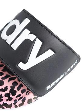 Flip Flops Superdry All Over Print  Pretos para Mulher