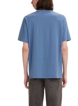 T-Shirt Levis Essential Azul para Homem