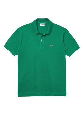 Polo Lacoste Basic Verde para Homem