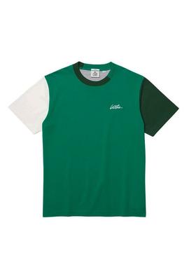 T-Shirt Lacoste Live Cor Block Verde
