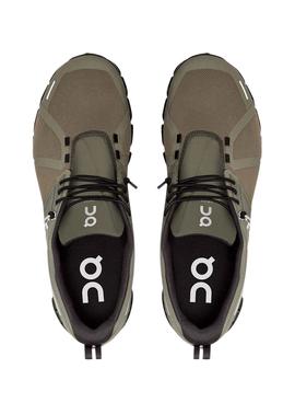 Sapatilhas On Running Cloud 5 Waterproof Verde