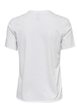 T-Shirt Only Lucy Future Branco para Mulher