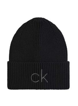 Gorro Calvin Klein Essential Beanie Preto Mulher