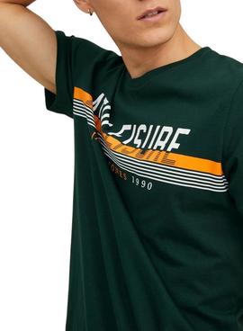 T-Shirt Jack & Jones Iron Verde para Homem