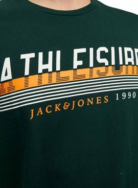 T-Shirt Jack & Jones Iron Verde para Homem