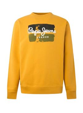 Sweat Pepe Jeans Prestyn Amarela Homem