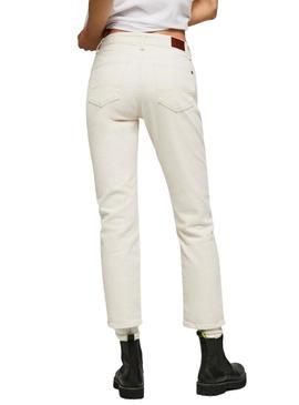 Jeans Pepe Jeans Mary  Branco Mulher