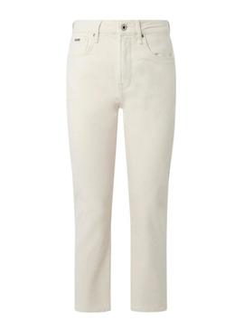 Jeans Pepe Jeans Mary  Branco Mulher