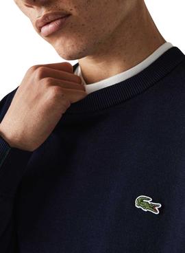 Camisola Lacoste Tricot Azul Marinho para Homem