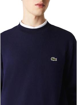 Sweat Lacoste Basic Azul Marinho para Homem