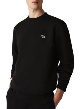 Sweat Lacoste Basic Preto para Homem