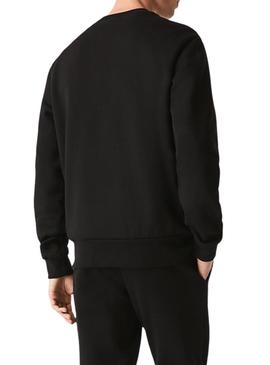 Sweat Lacoste Basic Preto para Homem