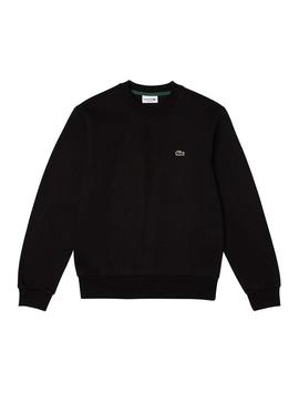 Sweat Lacoste Basic Preto para Homem