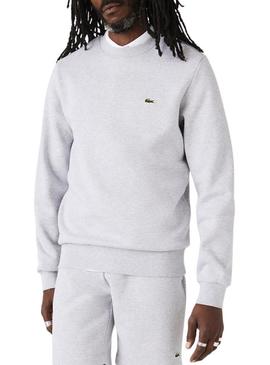 Sweat Lacoste BasicCinza para Homem