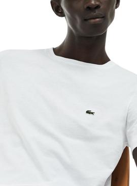 T-Shirt Lacoste Basico Homem Branco