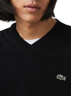 Camisola Lacoste Basic Preto para Homem