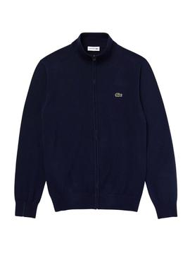 Casaca Lacoste Turtleneck Azul Marinho para Homem