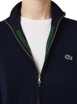 Casaca Lacoste Turtleneck Azul Marinho para Homem