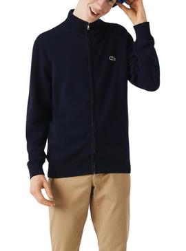 Casaca Lacoste Turtleneck Azul Marinho para Homem