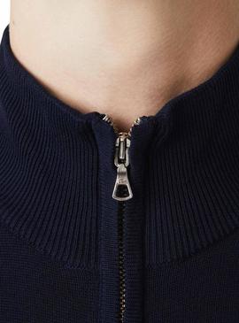 Casaca Lacoste Turtleneck Azul Marinho para Homem