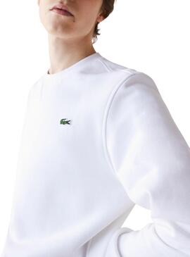 Sweat Lacoste Sport Basic Logo Branco Homem