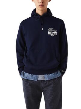 Sweat Lacoste SH1204 Azul Marinho para Homem