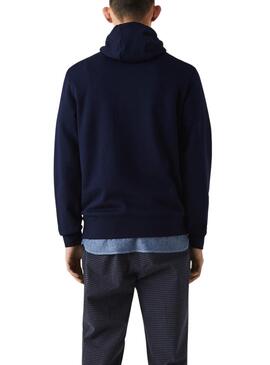 Sweat Lacoste SH1204 Azul Marinho para Homem