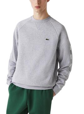 Sweat Lacoste SH1213 Cinza para Homem