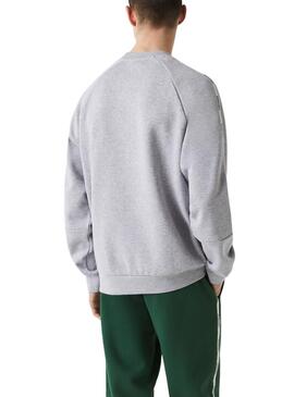Sweat Lacoste SH1213 Cinza para Homem