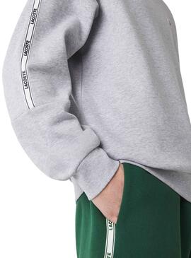 Sweat Lacoste SH1213 Cinza para Homem
