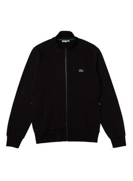 Sweat Lacoste Zíper Preto para Homem