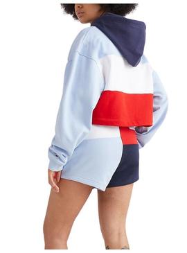 Sweat Tommy Jeans Archive Cropped Multicolor