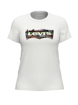 T-Shirt Levis The Perfect Branco para Mulher