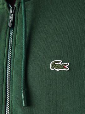 Sweat Lacoste Básica Verde para Homem