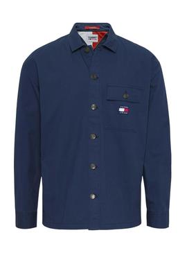 Overshirt Tommy Jeans Classic Solid Marina