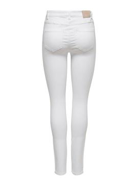 Jeans Only Royal Branco para Mulher