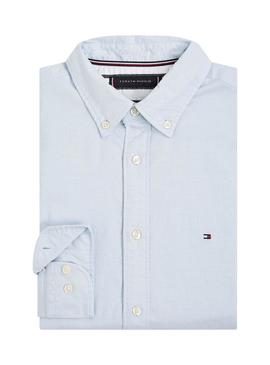 Camisa Tommy Hilfiger Core 1985 Oxford Azul Homem