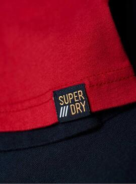 T-Shirt Superdry Premium Luxe Colorblock Mulher